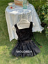 Ladies Stylist Sleeveless Mini Ballon Skirts Dress